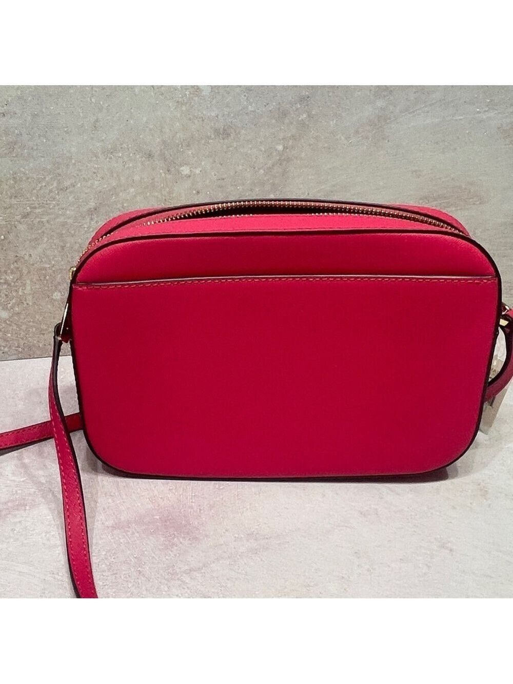 Michael Kors Large EW Chain Crossbody & Matching Wallet Electric Pink - Picture 6 of 9